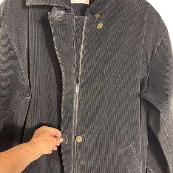 Vintage Black DonCaster Corduroy Jacket Casual/Chore/Retro Style - Picture 8 of 16